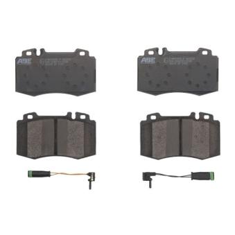 Jeu de 4 plaquettes de frein avant ABE OEM A0044200420