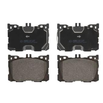 Jeu de 4 plaquettes de frein avant ABE C1M071ABE pour MERCEDES-BENZ CLASSE E E 400 4-matic - 333cv
