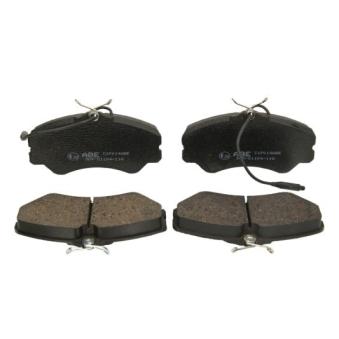 Jeu de 4 plaquettes de frein avant ABE OEM 4254A5