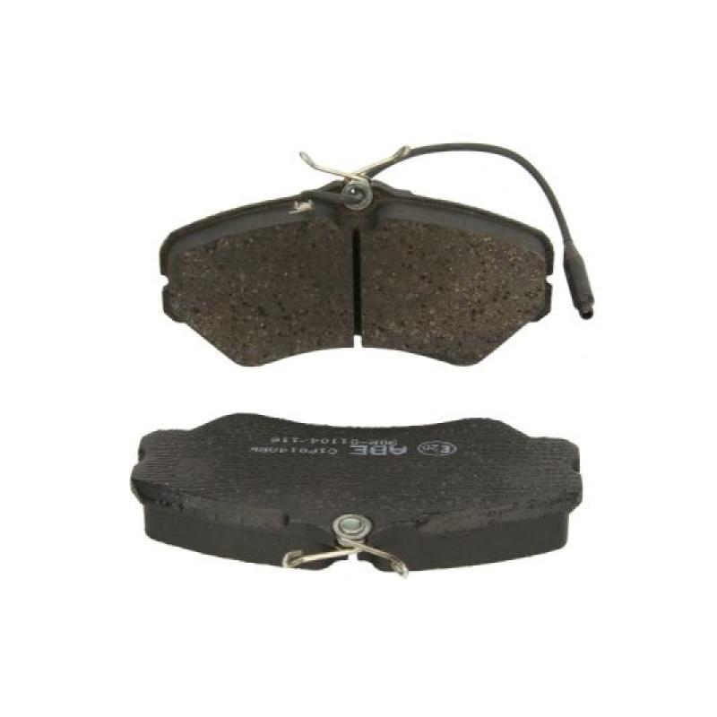 Jeu de 4 plaquettes de frein avant ABE C1P014ABE - Visuel 1