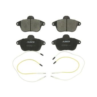 Jeu de 4 plaquettes de frein avant ABE OEM 5970A8