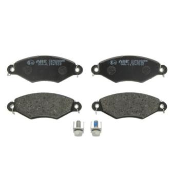 Jeu de 4 plaquettes de frein avant ABE C1P026ABE pour NISSAN KUBISTAR dCi 85 - 84cv