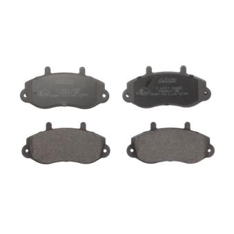 Jeu de 4 plaquettes de frein avant ABE [C1R013ABE]