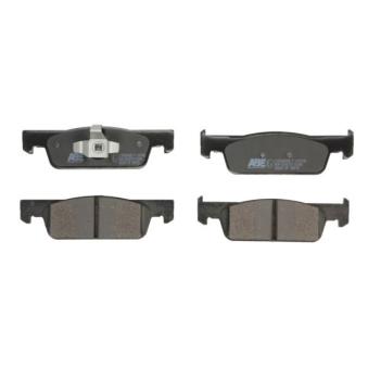 Jeu de 4 plaquettes de frein avant ABE OEM 410605612R