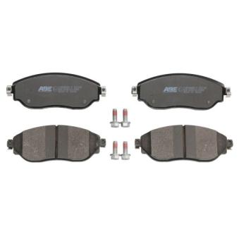 Jeu de 4 plaquettes de frein avant ABE C1R049ABE-P