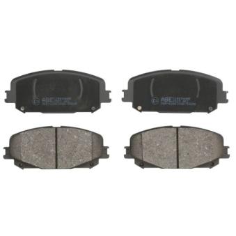 Jeu de 4 plaquettes de frein avant ABE C1R054ABE pour AUDI Q8 E-TECH 145 - 143cv