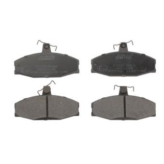 Jeu de 4 plaquettes de frein avant ABE C1S003ABE pour OPEL ASTRA 1.6 - 75cv