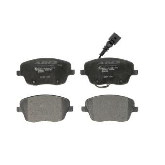 Jeu de 4 plaquettes de frein avant ABE OEM 6Q0615269 Jeu de 4 plaquettes de frein avant ABE OEM 6Q0615269