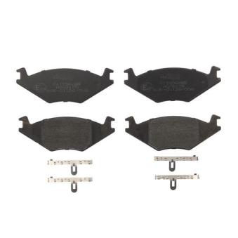 Jeu de 4 plaquettes de frein avant ABE [C1T006ABE]