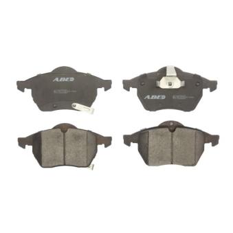 Jeu de 4 plaquettes de frein avant ABE C1U004ABE pour MITSUBISHI L 2.3 -16 - 150cv