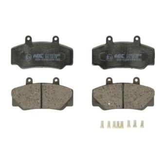 Jeu de 4 plaquettes de frein avant ABE [C1V003ABE]