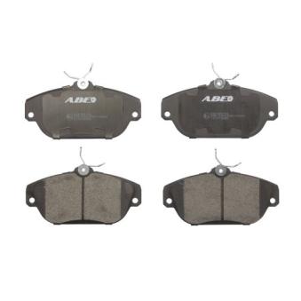 Jeu de 4 plaquettes de frein avant ABE C1V018ABE pour VOLKSWAGEN POLO 2.3 Turbo - 190cv
