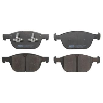 Jeu de 4 plaquettes de frein avant ABE OEM 30793943