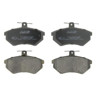 Jeu de 4 plaquettes de frein avant ABE [C1W007ABE]