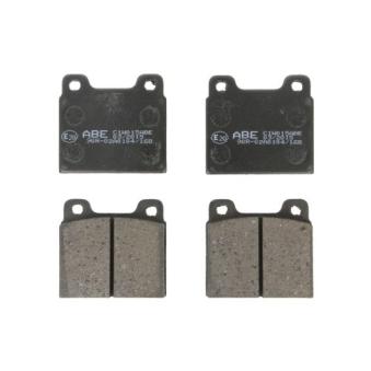 Jeu de 4 plaquettes de frein avant ABE C1W015ABE pour VOLKSWAGEN TRANSPORTER - COMBI 2.1 - 87cv