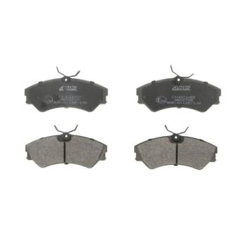 Jeu de 4 plaquettes de frein avant ABE C1W021ABE pour FIAT GRANDE PUNTO 2.5 TDI - 88cv