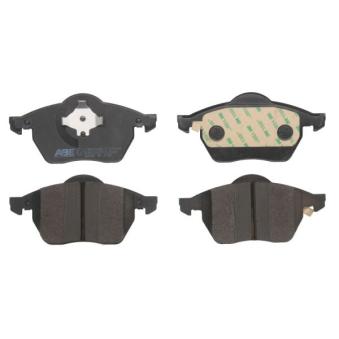 Jeu de 4 plaquettes de frein avant ABE C1W026ABE-P