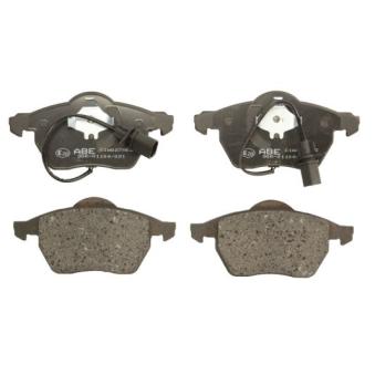 Jeu de 4 plaquettes de frein avant ABE C1W027ABE pour VOLVO 940 1.9 TDI - 110cv