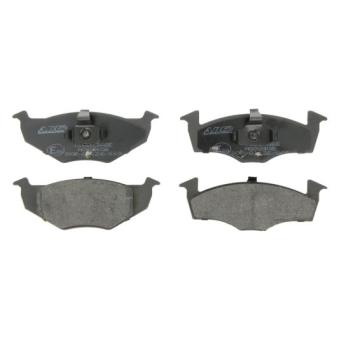 Jeu de 4 plaquettes de frein avant ABE C1W033ABE pour SKODA ENYAQ iV 1.6 - 75cv