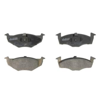 Jeu de 4 plaquettes de frein avant ABE C1W035ABE pour CHEVROLET NUBIRA 100 1.6 - 100cv