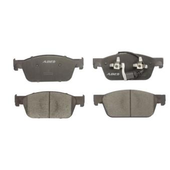 Jeu de 4 plaquettes de frein avant ABE OEM 7E0698151D