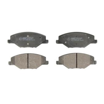 Jeu de 4 plaquettes de frein avant ABE C1W070ABE pour CITROEN C1 1,2 TSI - 110cv