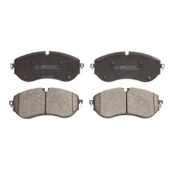 Jeu de 4 plaquettes de frein avant ABE C1W080ABE pour VOLKSWAGEN CRAFTER e-Crafter - 136cv