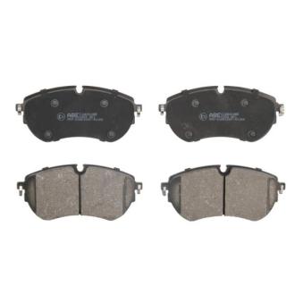 Jeu de 4 plaquettes de frein avant ABE C1W081ABE pour AUDI A3 2.0 BiTDI - 180cv
