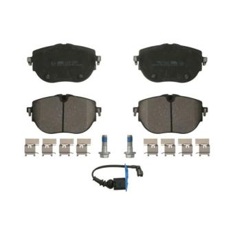 Jeu de 4 plaquettes de frein avant ABE C1W087ABE pour VOLKSWAGEN TRANSPORTER - COMBI ABT e-Caravelle - 113cv