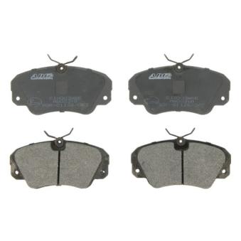 Jeu de 4 plaquettes de frein avant ABE C1X003ABE pour CITROEN LNA 2.5 DTI - 150cv