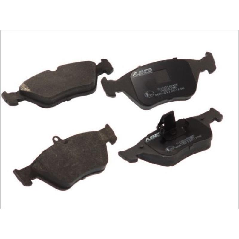 Jeu de 4 plaquettes de frein avant ABE C1X016ABE - Visuel 1
