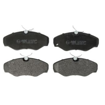 Jeu de 4 plaquettes de frein avant ABE [C1X025ABE]