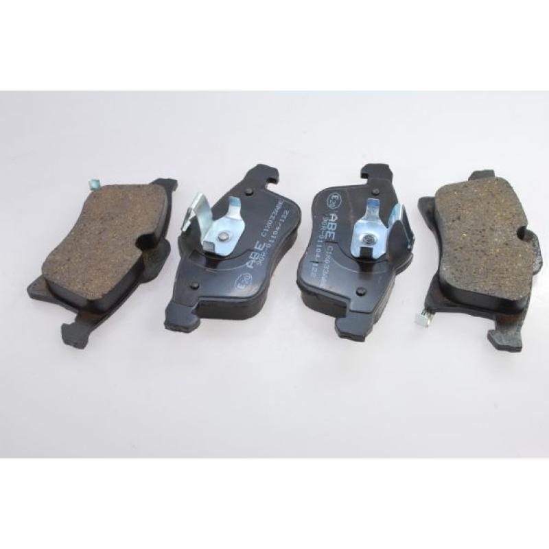 Jeu de 4 plaquettes de frein avant ABE C1X033ABE - Visuel 1
