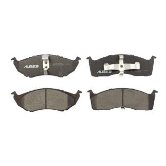 Jeu de 4 plaquettes de frein avant ABE [C1Y004ABE]