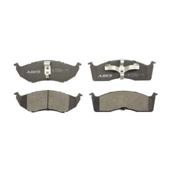 Jeu de 4 plaquettes de frein avant ABE OEM 5011743AA