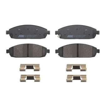 Jeu de 4 plaquettes de frein avant ABE C1Y026ABE-P