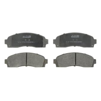 Jeu de 4 plaquettes de frein avant ABE C1Y039ABE pour MAZDA 626 2.0 - 90cv