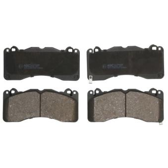 Jeu de 4 plaquettes de frein avant ABE OEM 2044142