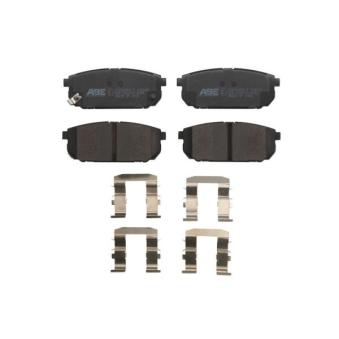 Jeu de 4 plaquettes de frein arrière ABE OEM 583023EE00