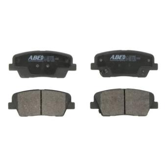Jeu de 4 plaquettes de frein arrière ABE C20316ABE pour CITROEN BERLINGO 3.5 - 278cv