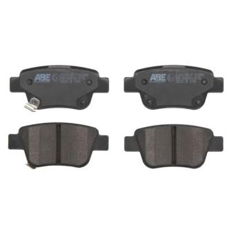 Jeu de 4 plaquettes de frein arrière ABE OEM 0446605010