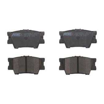Jeu de 4 plaquettes de frein arrière ABE OEM 0446675010