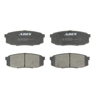 Jeu de 4 plaquettes de frein arrière ABE C22039ABE