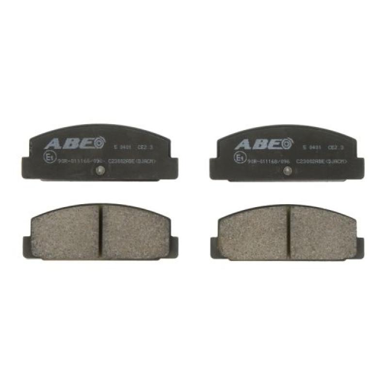Jeu de 4 plaquettes de frein arrière ABE C23002ABE - Visuel 1