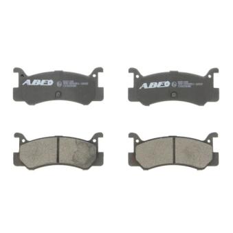 Jeu de 4 plaquettes de frein arrière ABE [C23003ABE]