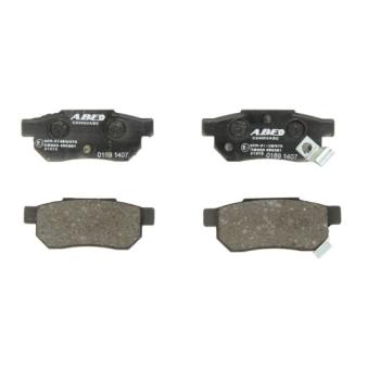 Jeu de 4 plaquettes de frein arrière ABE [C24002ABE]