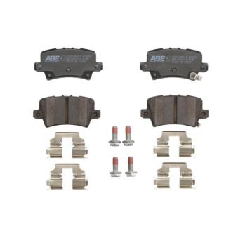 Jeu de 4 plaquettes de frein arrière ABE OEM 45022SMGE50