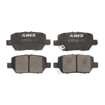 Jeu de 4 plaquettes de frein arrière ABE C24016ABE pour FORD RANGER 3.0 TDCi 4x4 - 156cv Jeu de 4 plaquettes de frein arrière ABE C24016ABE pour FORD RANGER 3.0 TDCi 4x4 - 156cv