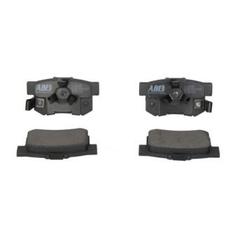 Jeu de 4 plaquettes de frein arrière ABE [C24020ABE]