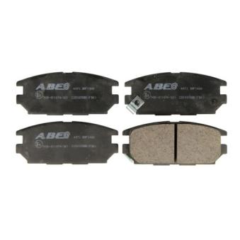 Jeu de 4 plaquettes de frein arrière ABE C25007ABE pour OPEL CROSSLAND X 3.0 - 170cv